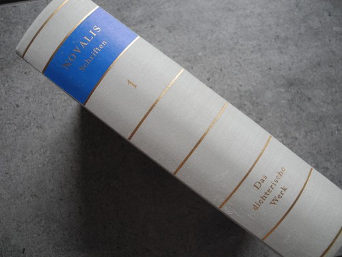 Novalis schriften erster - schriften,,