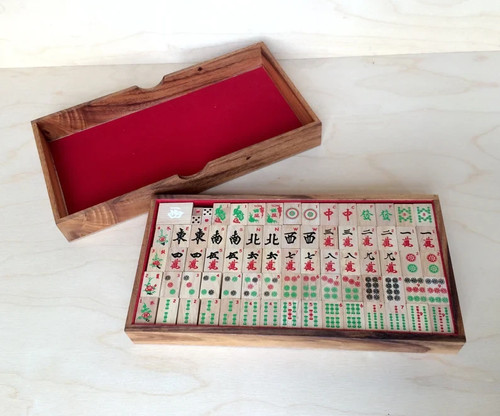 Mahjong aus holz - aus,