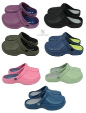 Geschlossene Clogs Damen Herren Gr. 37-46 mit Einlagen Sohle Latschen Garten
