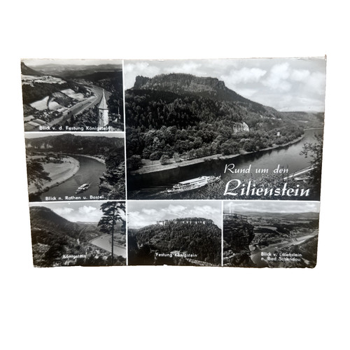Postkarte lilienstein - ak,