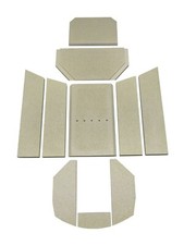 Feuerraumauskleidung Ersatzteil Polar 6 B Serie 2 Pori 7 Brennraum für Oranier