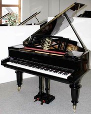 Flügel Klavier Seiler 172, schwarz poliert, 5 Jahre Garantie