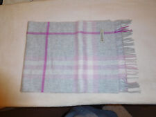BURBERRY EDLER DESIGNER KASCHMIR SCHAL BEIT CA 31 CM LANG CA 170 CM SEHR GUT ERH