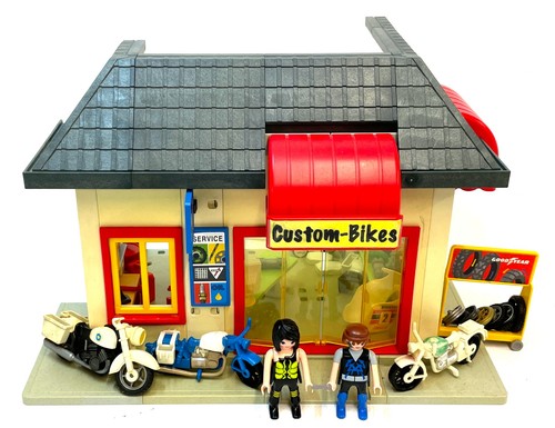 Playmobil motorrad werkstatt - playmobil, *