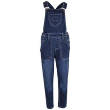 Kinder Mädchen Denim Latzhose