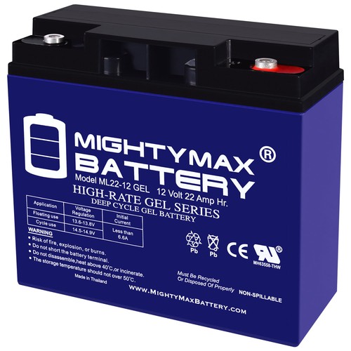 Mighty max 12v - max, 22ah