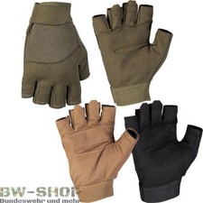 ARMY FINGERLINGE TACTICAL HANDSCHUHE FINGERLOS US GLOVES BW EINSATZHANDSCHUHE 