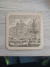 alter Bierdeckel Der Husumer/ Flensburger Brauerei 