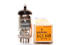 Siemens / Valvo ECC808 /  6KX8 Verstärker-Röhre / Triode, Audio Preamp Tube, NOS