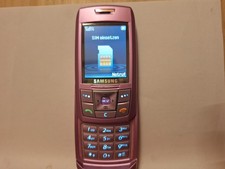 Handy Samsung SGH E250  ohne Simlock  lila Slider