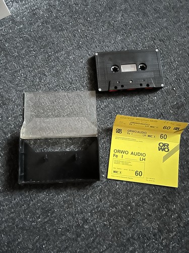 22x ddr orwo - kassetten, mc