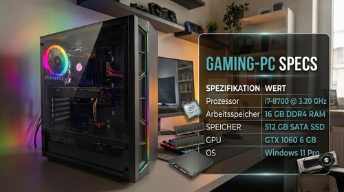 Gaming bis 4 - i7, 6x