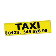 Taxi Magnetschild Auto Taxiruf