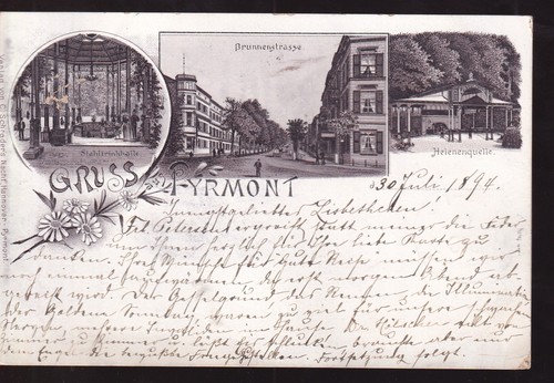 Bad pyrmont gruss - pyrmont,, aus