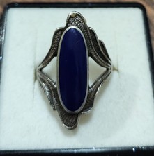 Großer länglicher Ring 925