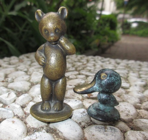 Wiener bronze bär und - 2x, bronze,