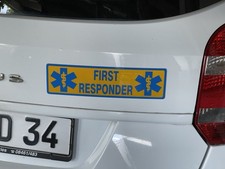 Magnetschild FIRST RESPONDER