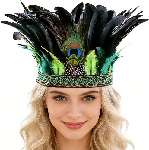 Pfauenfedern haarschmuck feder - pfauenfedern,