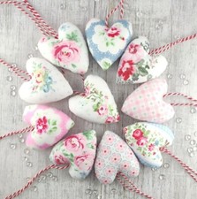 Tilda Stoffherzen Rosen aus