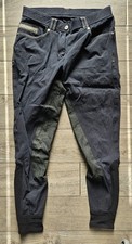 Vollbesatz Reithose Euro-Star 36/38 Schwarz/grau