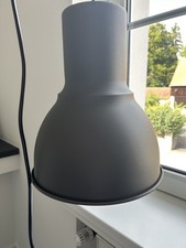 2 IKEA HEKTAR Lampen Deckenleuchten ø22 cm, dunkelgrau