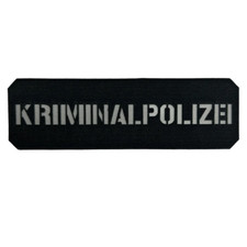 Kriminalpolizei Lasercut Patch