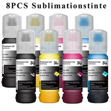 Sublimationstinte universell passend für alle Epson EcoTank Drucker mit Adapter