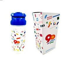 LEGO Trinkflasche 90 Jahre Edition Wasserflasche 750ml Bunt mit Graphik Flasche