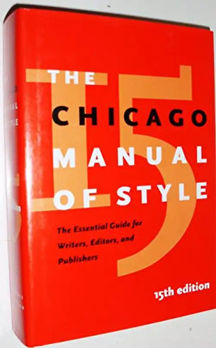 The chicago manual - the, of