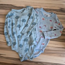 2er Set Baby Body Strampler 86 12-18 Monate Bio Baumwolle 