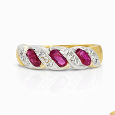 Rubin Diamant Ring 585 Gold