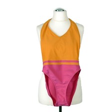 Badeanzug Gr. 40 Neon Rosa und