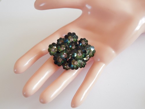 Vintage gablonz brosche mit - vintage,