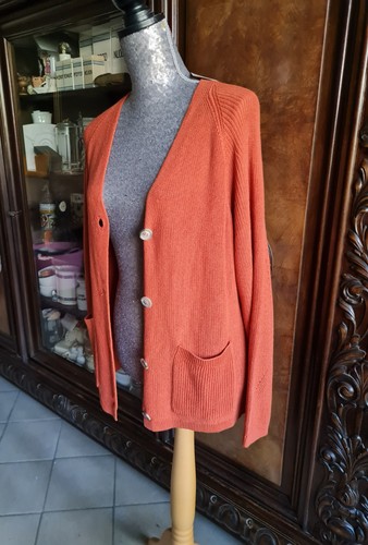 Strickjacke jacke orange 44 - strickjacke,