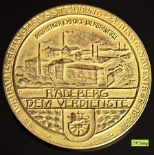 Medaille - 25. Jubiläums Geflügelausstellung 28.-30. Nov. 1924 Radeberg/Sachsen