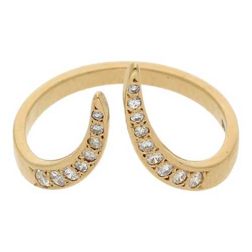 Diamant ring 585 k - 585/, gold