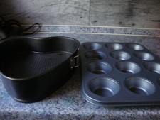 Muffin -+ Herz -  Backformen,Metall,