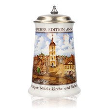 Krombacher Bierglas Jahreskrug