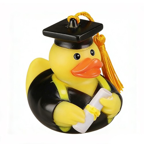 Badeente akademiker mit diplom - badeente,