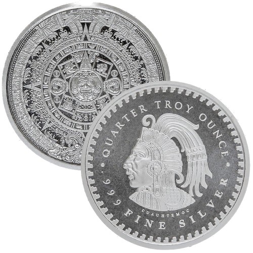 999 feinsilbermedaille - 1/4,