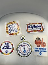 5 Vintage Aufkleber ARAL 