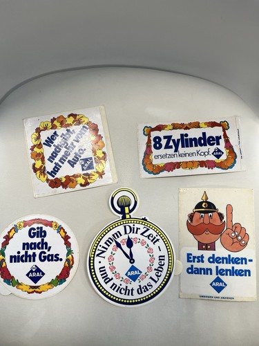 Vintage aufkleber aral - vintage,