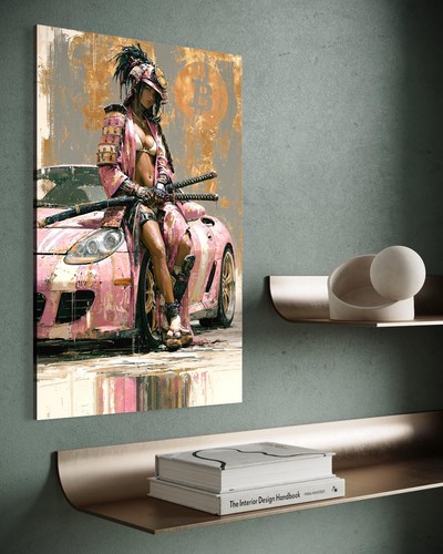 Leinwand bild samurai - leinwand,