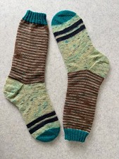 Stricksocken, Wollsocken, eigene Handarbeit, Damen, Herren, unisex, Größe 42/43