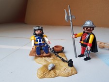 Playmobil 3328 Drachritter Gefangener Prinz mit Wachposten TOP Rarität