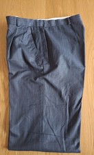 Tolle Retro Stoffhose von René Lezard, Gr. 90, 100 % Baumwolle, Dunkelgrau
