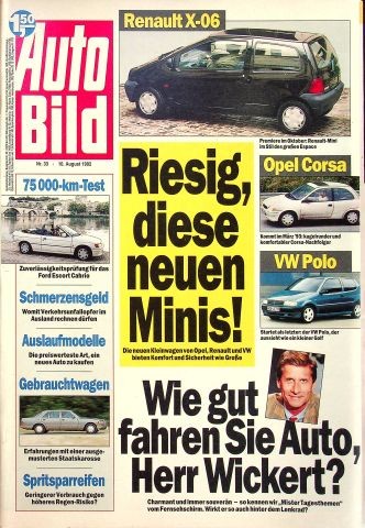 Auto bild 1992 - 1), 33/1992