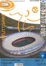 Kartonmodell Stadion Stuttgart