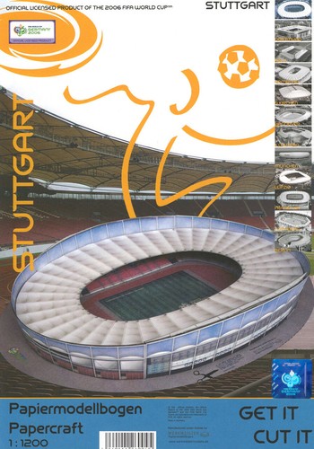 Kartonmodell stadion stuttgart - kartonmodell,