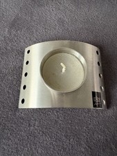 Kerze / Teelichthalter von ZACK aus Edelstahl - wie NEU